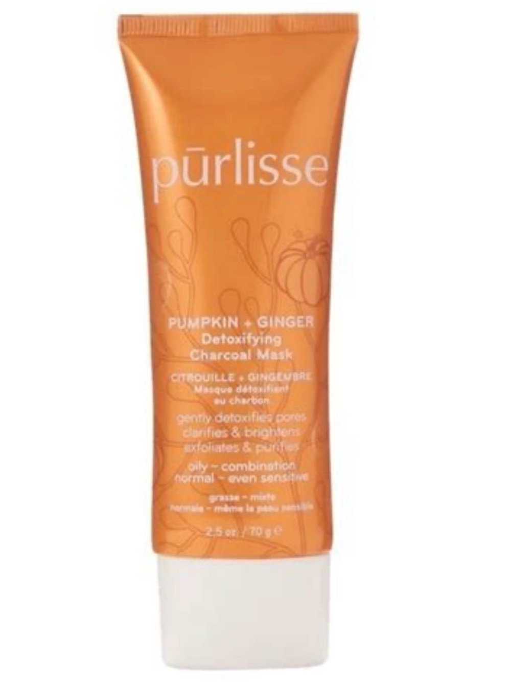 purlisse Pumpkin + Ginger Detoxifying Charcoal Mask